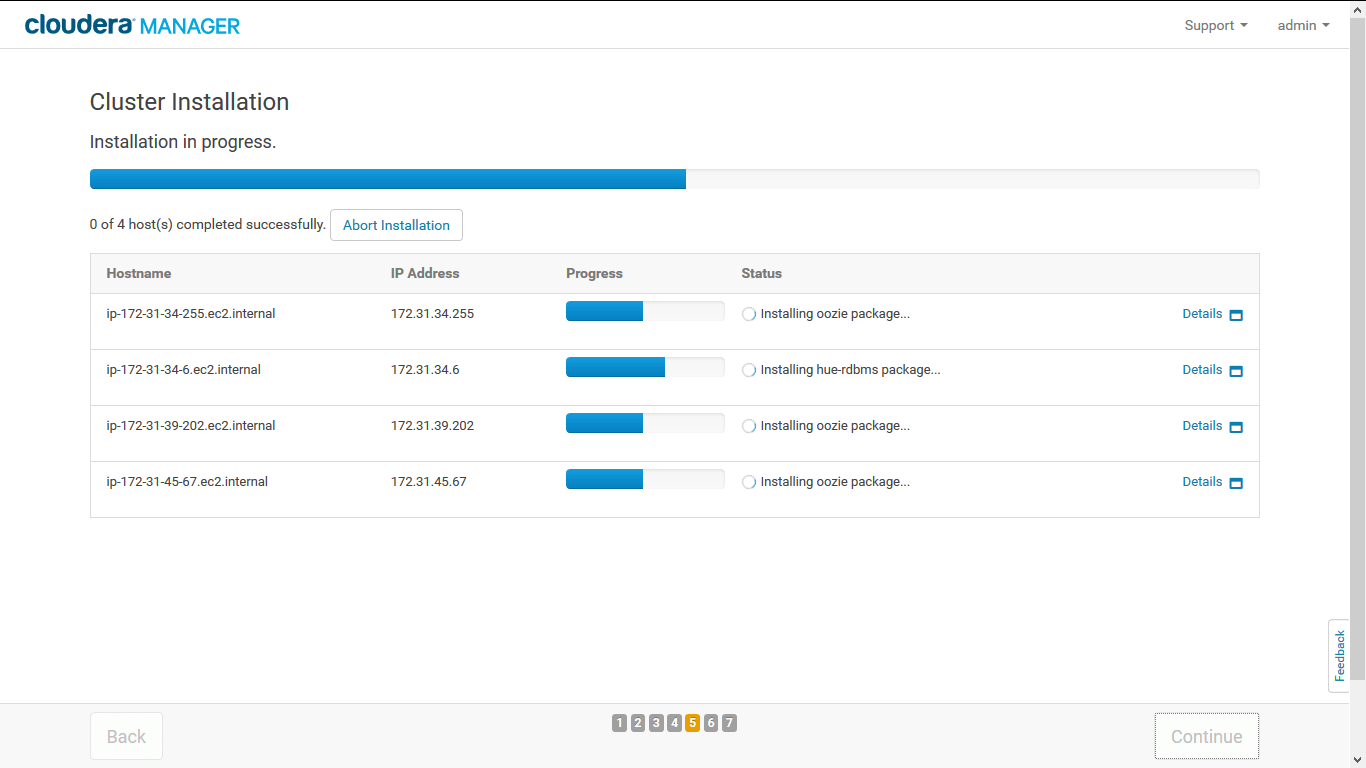 cloudera manager hadoop installation nyc taxi dataset big data large dataset hadoop aws ec2 cluster cloudera